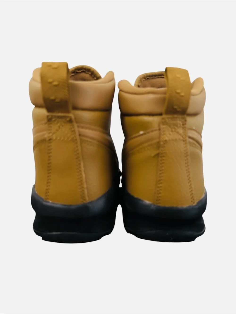 Nike Manoa Leather Boots (GS) Wheat/Black BQ5372-700 Unisex Youth Size 5.5Y